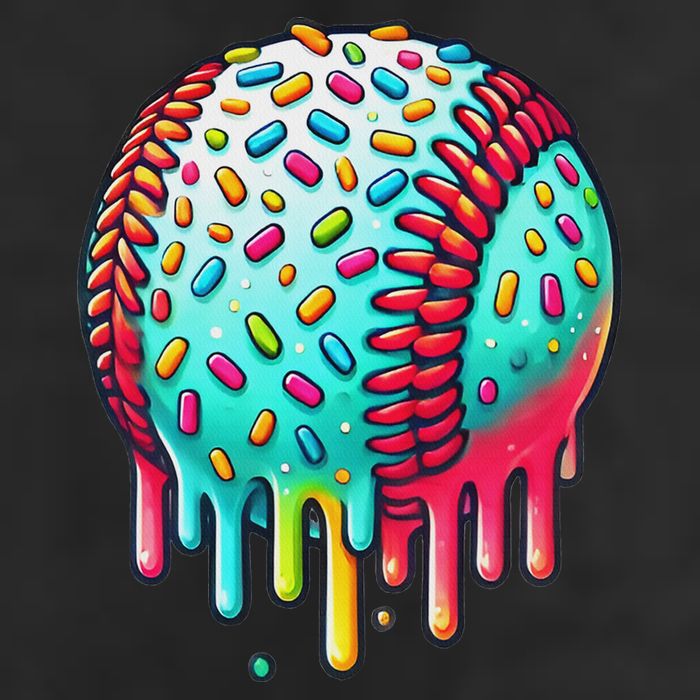 Ice Cream Drip Baseball Stuff Baseball Drip For Golf Towel