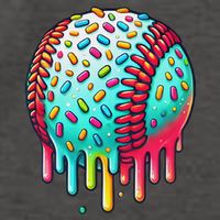Ice Cream Drip Baseball Stuff Baseball Drip For Vector Backpack