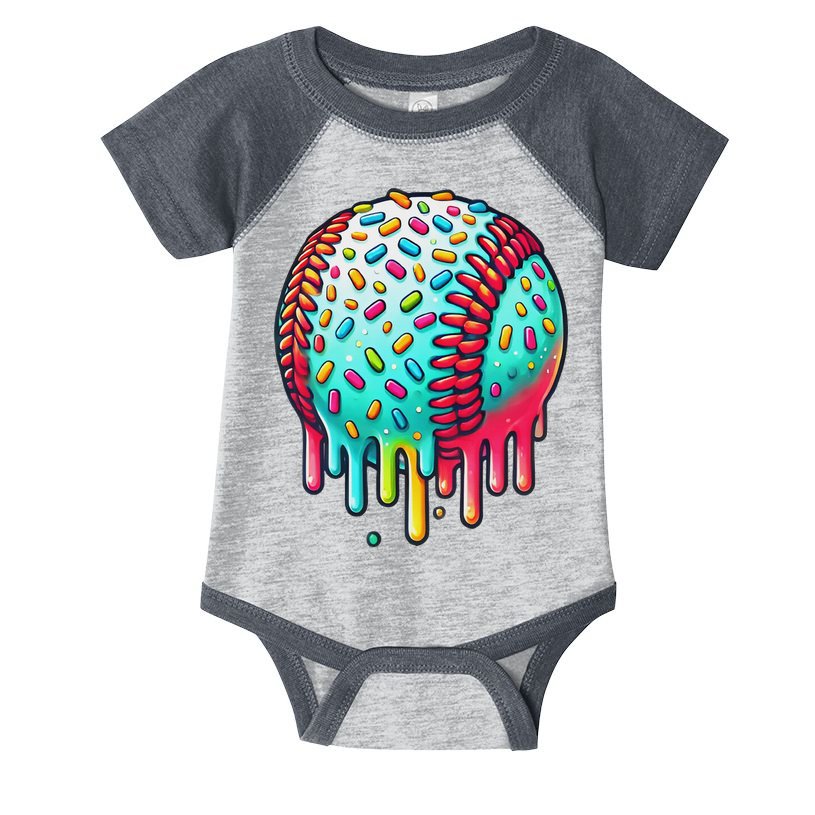 Ice Cream Drip Baseball Stuff Baseball Drip For Infant Baby Jersey Bodysuit