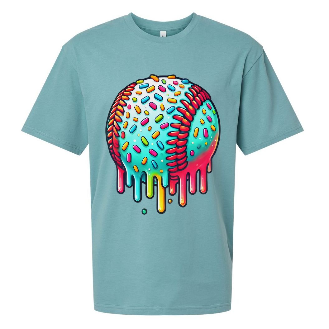 Ice Cream Drip Baseball Stuff Baseball Drip For Sueded Cloud Jersey T-Shirt