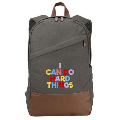 I Can Do Hard Things Teacher Inspiration Do Hard Things Cotton Canvas Backpack