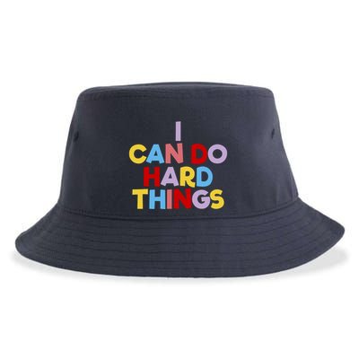 I Can Do Hard Things Teacher Inspiration Do Hard Things Sustainable Bucket Hat