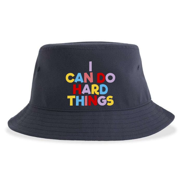 I Can Do Hard Things Teacher Inspiration Do Hard Things Sustainable Bucket Hat