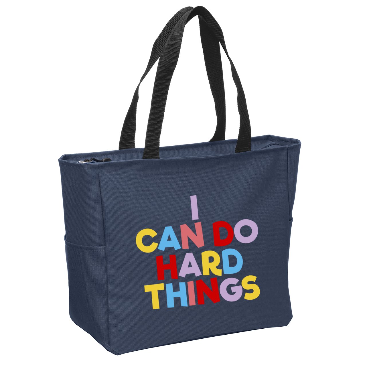 I Can Do Hard Things Teacher Inspiration Do Hard Things Zip Tote Bag