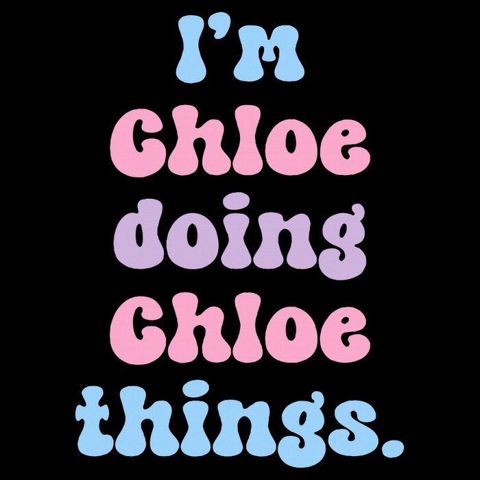 I'm Chloe Doing Chloe Things Funny Name Women's V-Neck T-Shirt