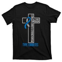 I Can Do Things Jesus Who Strenghtens Me Diabetes Type 1 T-Shirt