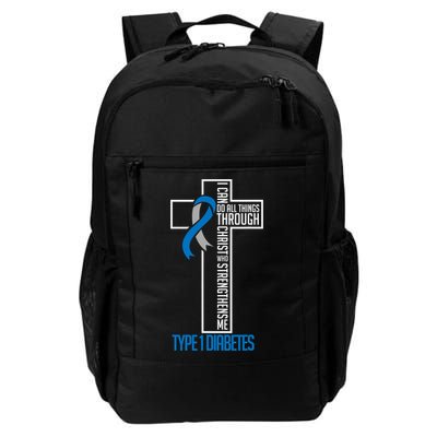 I Can Do Things Jesus Who Strenghtens Me Diabetes Type 1 Backpack