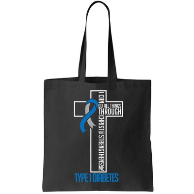 I Can Do Things Jesus Who Strenghtens Me Diabetes Type 1 Bag