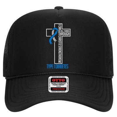 I Can Do Things Jesus Who Strenghtens Me Diabetes Type 1 Trucker Hat