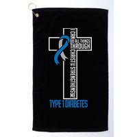 I Can Do Things Jesus Who Strenghtens Me Diabetes Type 1 Golf Towel