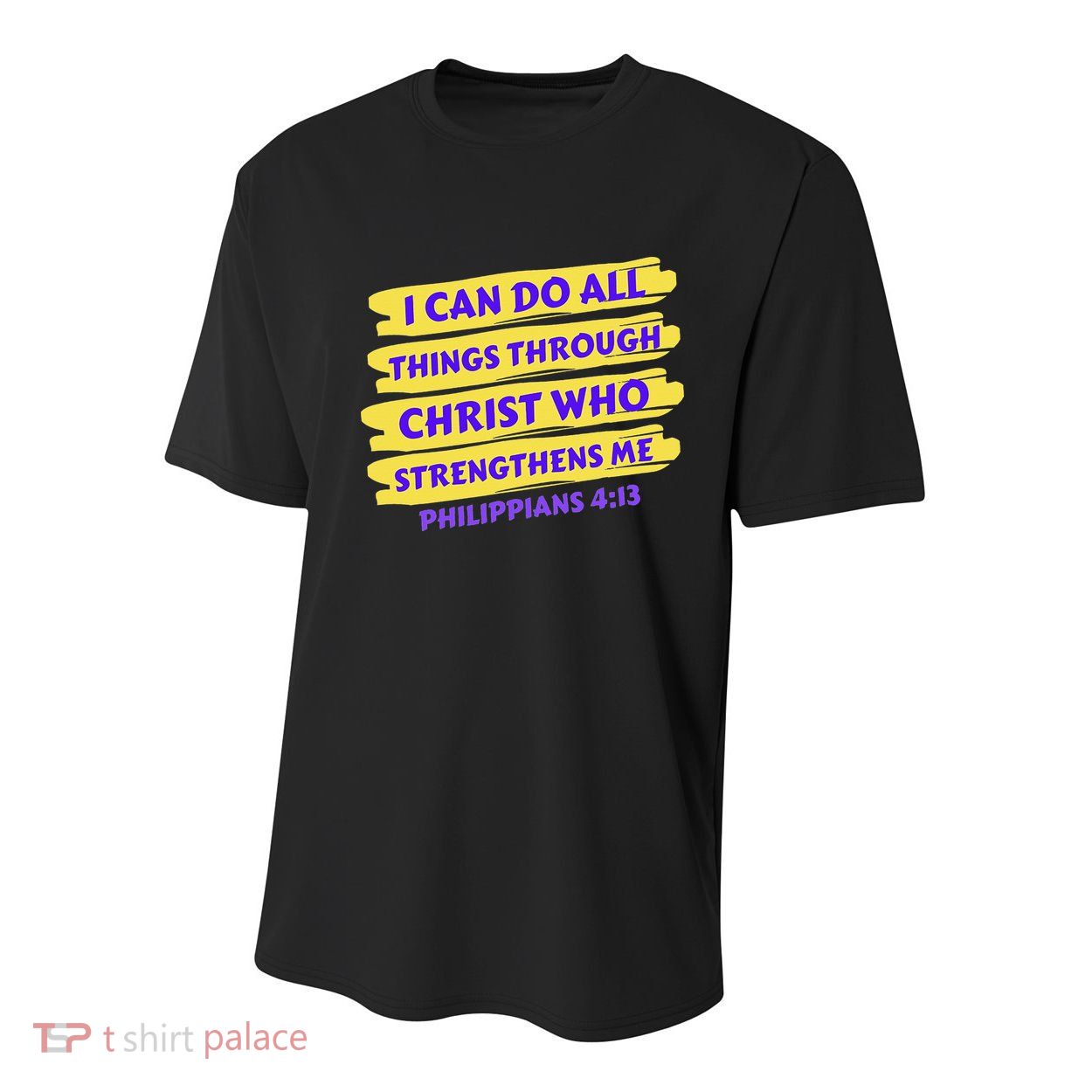 I Can Do All Things Through Christ Who Strengthens Me Youth Performance Sprint T-Shirt