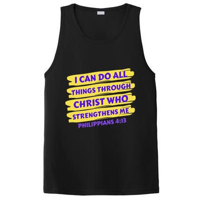 I Can Do All Things Through Christ Who Strengthens Me PosiCharge Competitor Tank