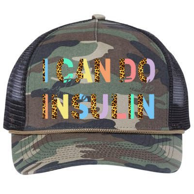 I Can Do Anything Except Make Insulin Funny Diabetes Types Retro Rope Trucker Hat Cap