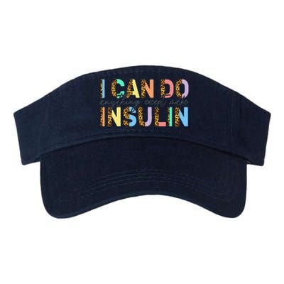 I Can Do Anything Except Make Insulin Funny Diabetes Types Valucap Bio-Washed Visor