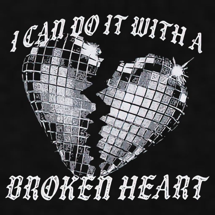 I Can Do It With A Broken Heart Ladies PosiCharge Tri-Blend Wicking Tank
