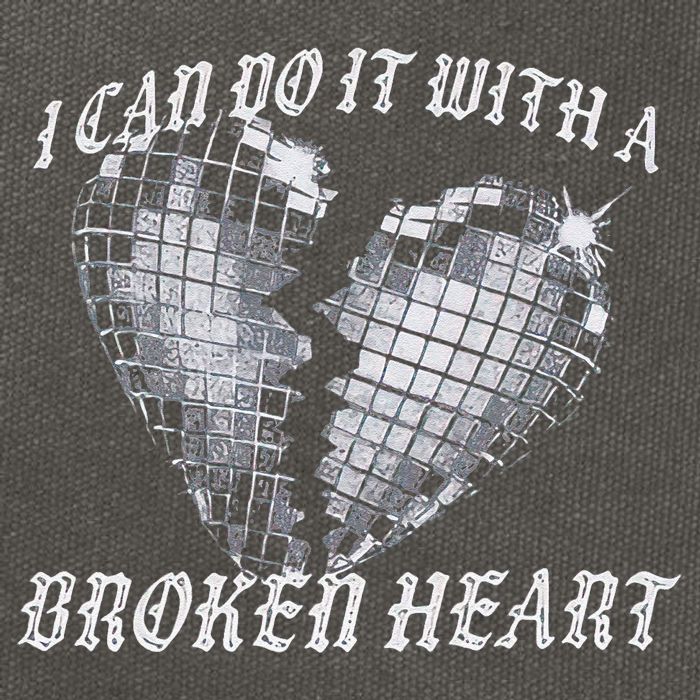 I Can Do It With A Broken Heart Cotton Canvas Backpack