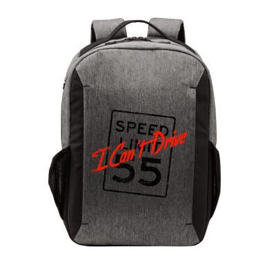 I Can't Drive 55 Distressed Vector Backpack
