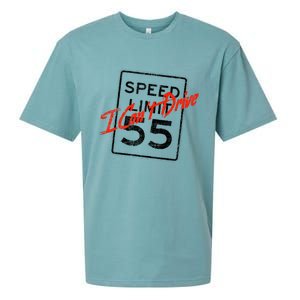 I Can't Drive 55 Distressed Sueded Cloud Jersey T-Shirt