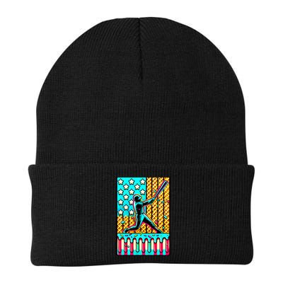 Ice Cream Drip Baseball Stuff Drip For B.oys American Flag Beanie