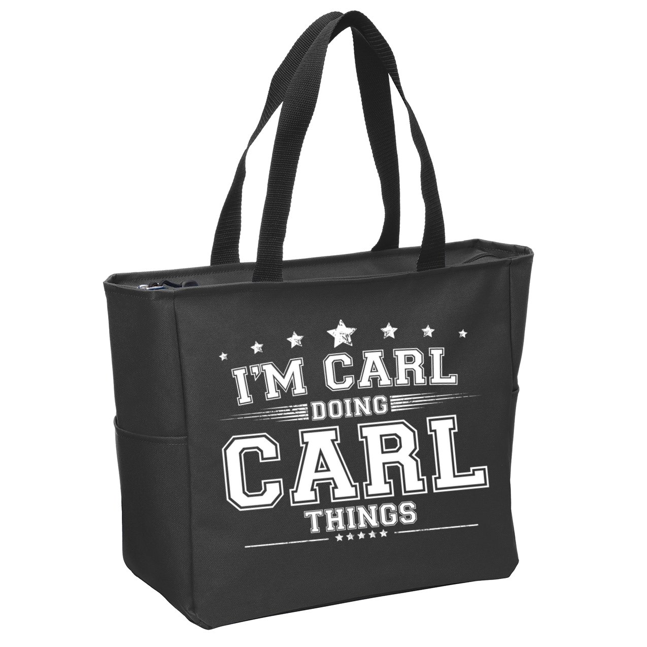 Im Carl Doing Carl Things Zip Tote Bag