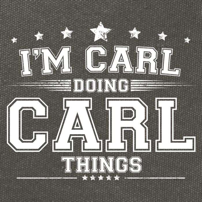 Im Carl Doing Carl Things Cotton Canvas Backpack