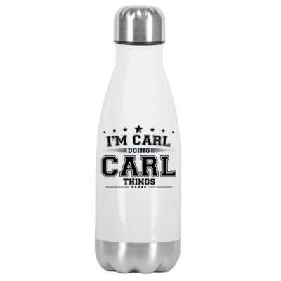 Im Carl Doing Carl Things Stainless Steel Insulated Water Bottle