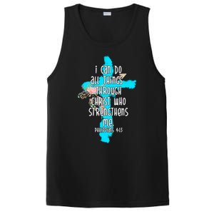 I Can Do All Things Through Christ Philippians 4:13 Bible Verse PosiCharge Competitor Tank