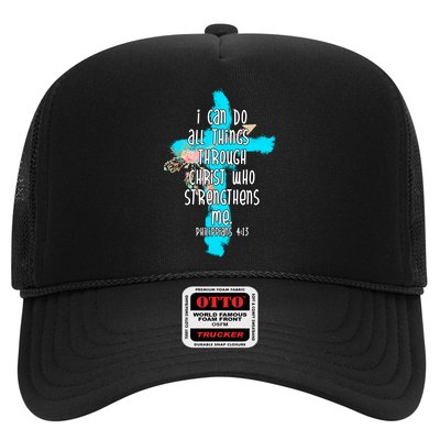 I Can Do All Things Through Christ Philippians 4:13 Bible Verse Trucker Hat