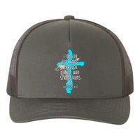 I Can Do All Things Through Christ Philippians 4:13 Bible Verse Yupoong Adult 5-Panel Trucker Hat