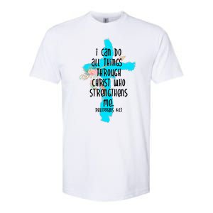 I Can Do All Things Through Christ Philippians 4:13 Bible Verse Softstyle CVC T-Shirt