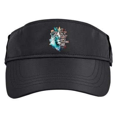 I Can Do All Things Through Christ Lion Faith Christian Adult Drive Performance Visor