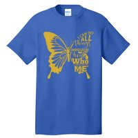 I Can Do All Things Through Christ Butterfly Art Religious Gift Tall T-Shirt