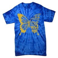 I Can Do All Things Through Christ Butterfly Art Religious Gift Tie-Dye T-Shirt