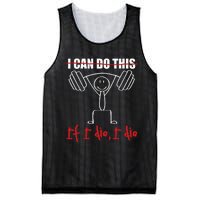 I Can Do This If I Die I Die Funny Fitness Workout Gym Mesh Reversible Basketball Jersey Tank