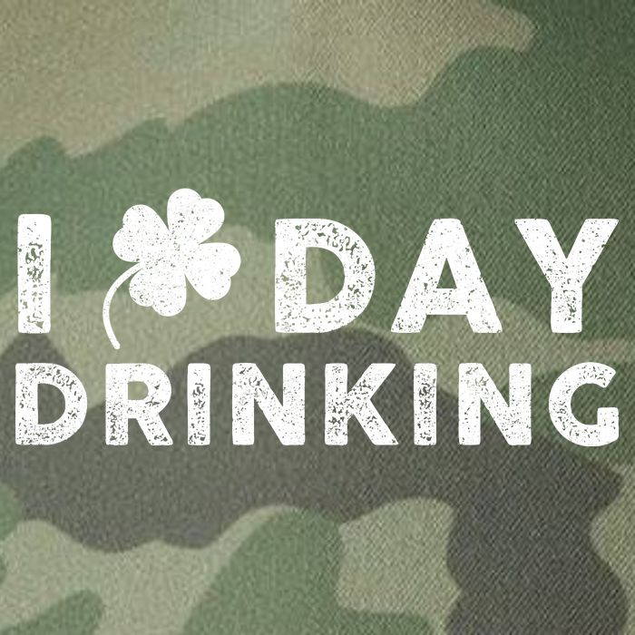 I Clover Day Drinking St Patrick Day Funny Legacy Tie Dye Trucker Hat