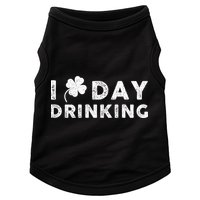 I Clover Day Drinking St Patrick Day Funny Doggie Tank