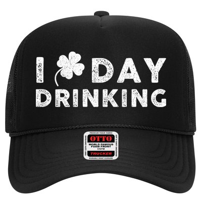 I Clover Day Drinking St Patrick Day Funny Trucker Hat