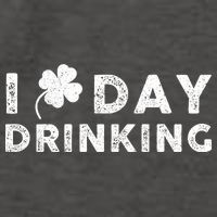 I Clover Day Drinking St Patrick Day Funny Vector Backpack