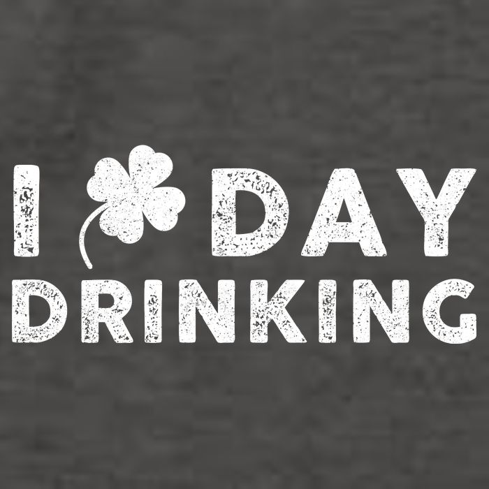 I Clover Day Drinking St Patrick Day Funny Vector Backpack