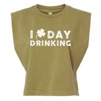 I Clover Day Drinking St Patrick Day Funny Garment-Dyed Women's Muscle Tee