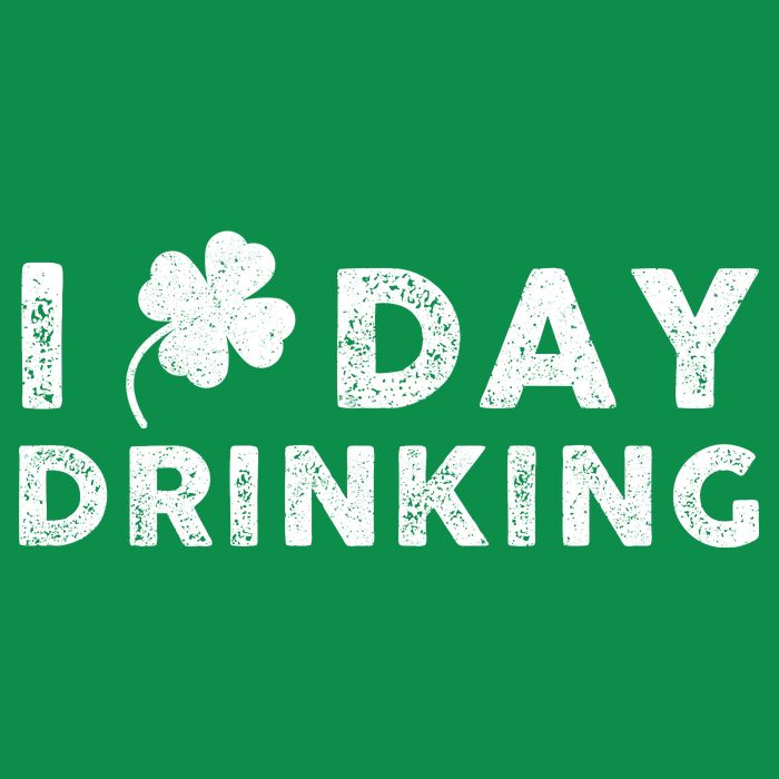 I Clover Day Drinking St Patrick Day Funny Poster