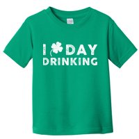 I Clover Day Drinking St Patrick Day Funny Toddler T-Shirt