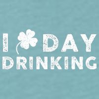 I Clover Day Drinking St Patrick Day Funny Sueded Cloud Jersey T-Shirt