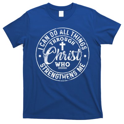 I Can Do All Things Through Christ Butterfly Art Religious Gift T-Shirt