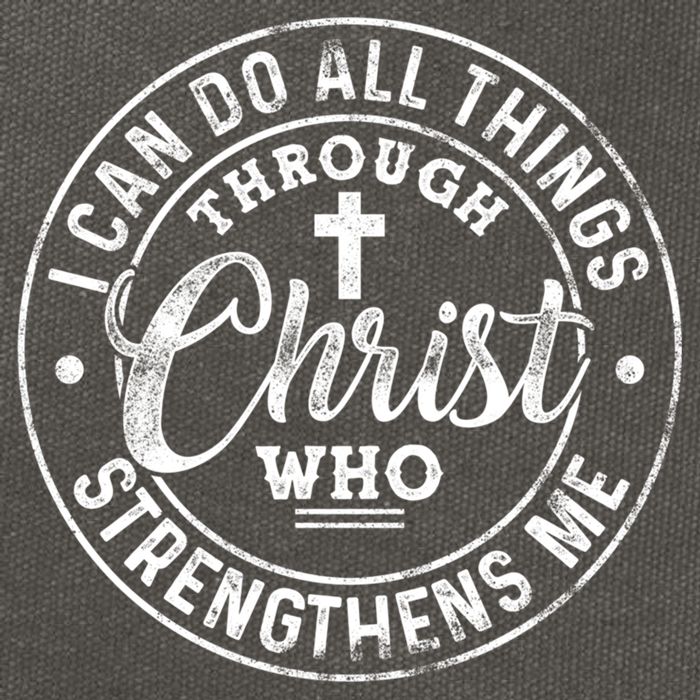 I Can Do All Things Through Christ Butterfly Art Religious Gift Cotton Canvas Backpack