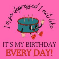 I Can Do It With A Broken Heart IM So Depressed Act Like ItS My Birthday Every Stripe Pom Pom Beanie