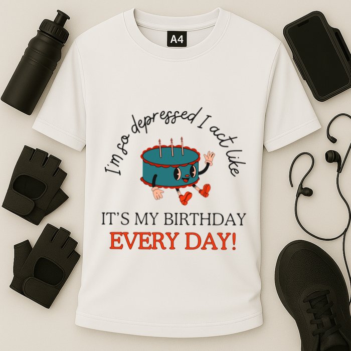 I Can Do It With A Broken Heart IM So Depressed Act Like ItS My Birthday Every Performance Shirt
