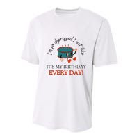 I Can Do It With A Broken Heart IM So Depressed Act Like ItS My Birthday Every Youth Performance Sprint T-Shirt