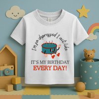 I Can Do It With A Broken Heart IM So Depressed Act Like ItS My Birthday Every Toddler T-Shirt