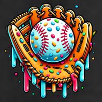 Ice Cream Drip Baseball Stuff Baseball Drip For Boy Graphic  11oz C Handle Ceramic Mug